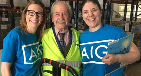 El ejemplo de los trabajadores de AIG: dedican 100 horas laborables al voluntariado en el segundo trimestre
