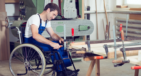 ¿Dónde trabajan las personas con discapacidad?