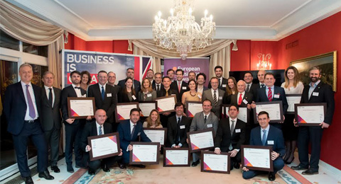 Las mejores empresas españolas reciben los European Business Awards 2017