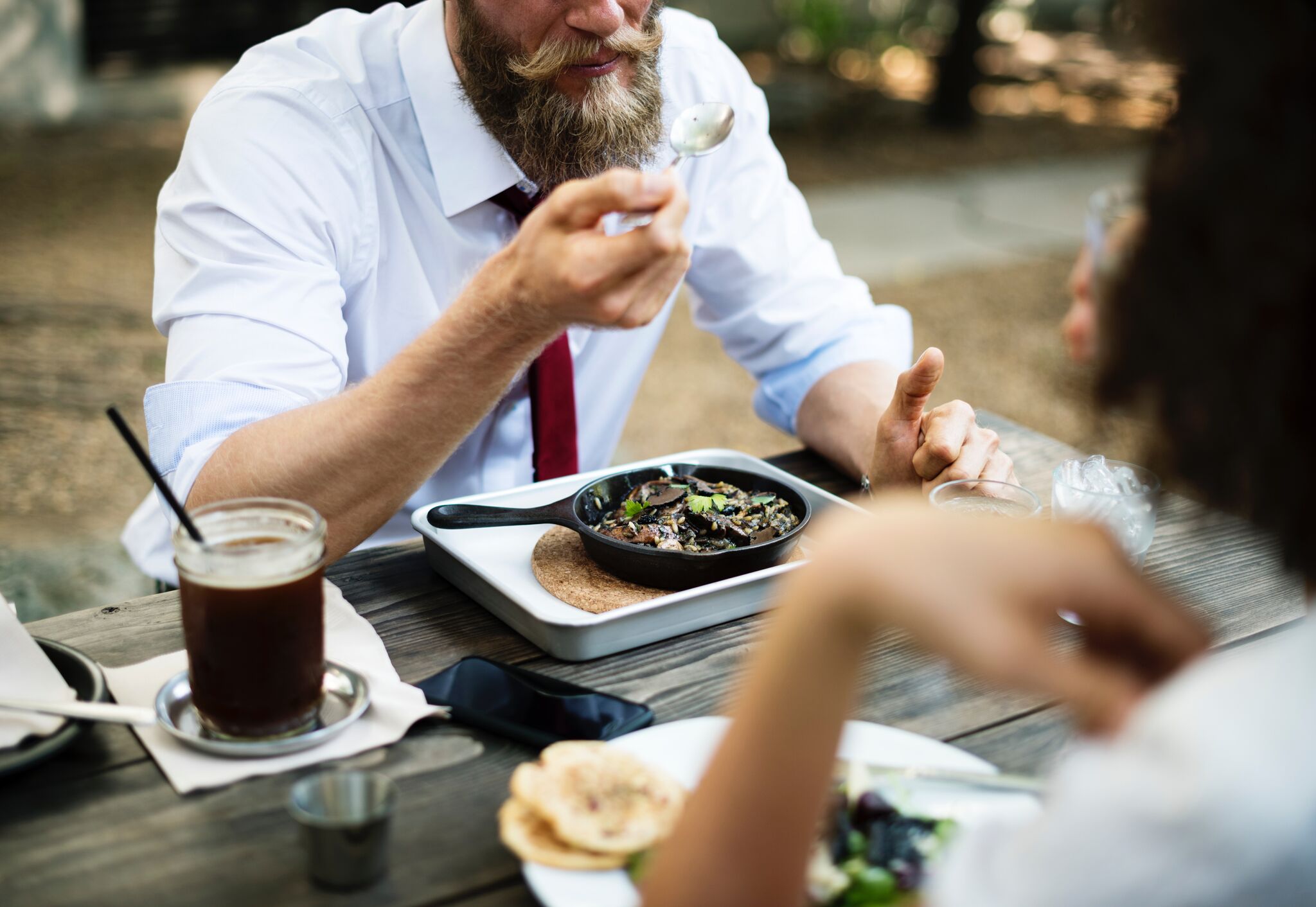 Trabajador comida