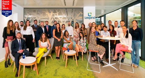 Lexland Abogados, certificada como Great Place to Work