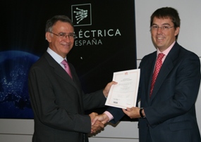 El Director de Recursos Humanos de Red Eléctrica de España recibió el certificado efr en conciliación e igualdad 