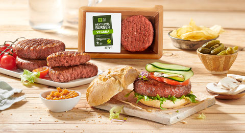 Lidl apuesta por la sostenibilidad a través de su nueva hamburguesa vegana