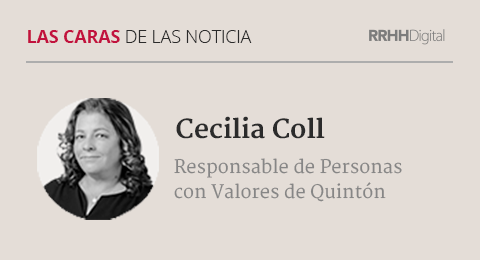 Cecilia Coll, responsable de Personas con Valores de Quintón