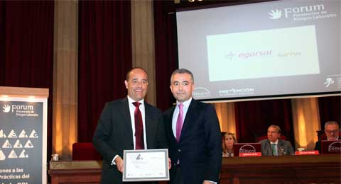 Premio Forum PRL de Fomento del Trabajo para Egarsat