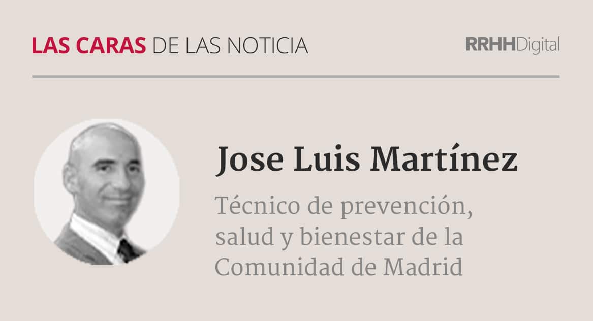 José Luis Martínez Jiménez, Tecnico della Prevenzione, Salute e Welfare della Comunità di Madrid