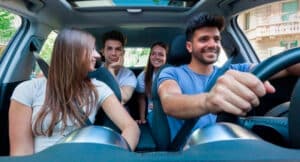 movimiento coche taxi