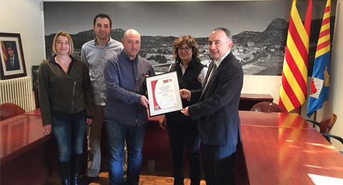 Bureau Veritas entrega al Ayuntamiento de Vacarisses el certificado de la ISO 50001