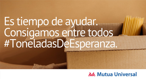 La campaña #ToneladasdeEsperanza de Mutua Universal logra una gran recaudación para los Bancos de Alimentos