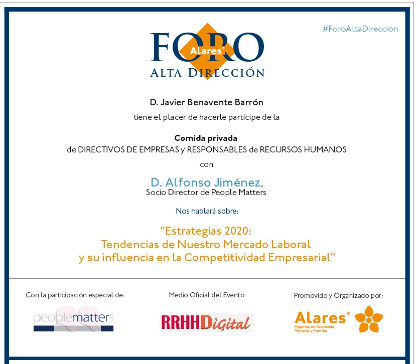 Foro Alares Alta Dirección