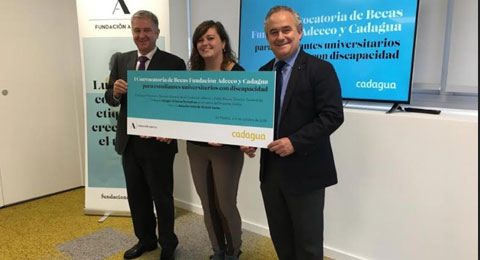 Fundación Adecco - Cadagua lanzan nuevas becas para estudiantes con discapacidad