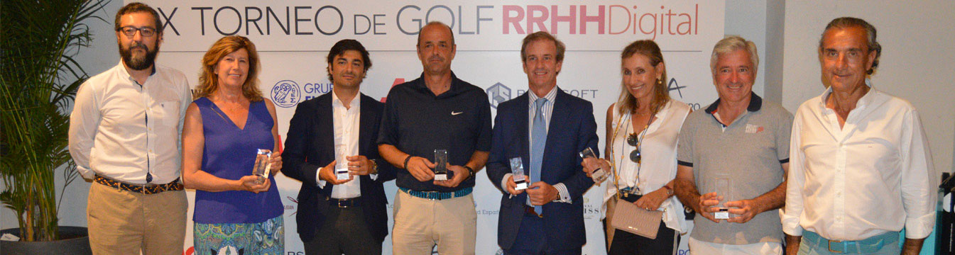 Deporte, calor y recursos humanos unidos en el IX Torneo de Golf RRHH Digital