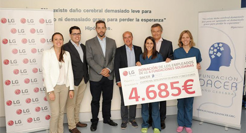 LG, con la Fundación DACER, en la asistencia a personas con daño cerebral y familiares