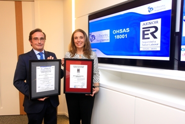 Liberty Seguros obtiene la certificación OHSAS 18001