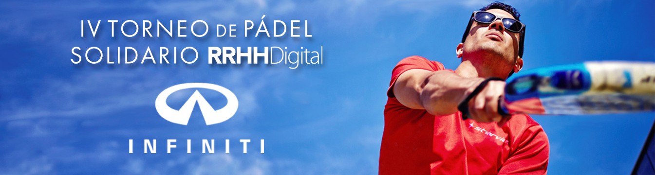 Infiniti, patrocinador del IV Torneo de Pádel Solidario RRHH Digital