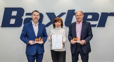 La tecnológica Baxter España renueva su certificación como Empresa Familiarmente Responsable