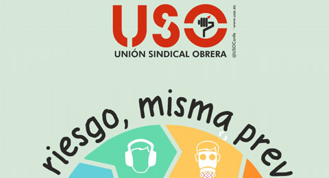 USO denuncia que la temporalidad y el abuso de la subcontratación aumentan la siniestralidad