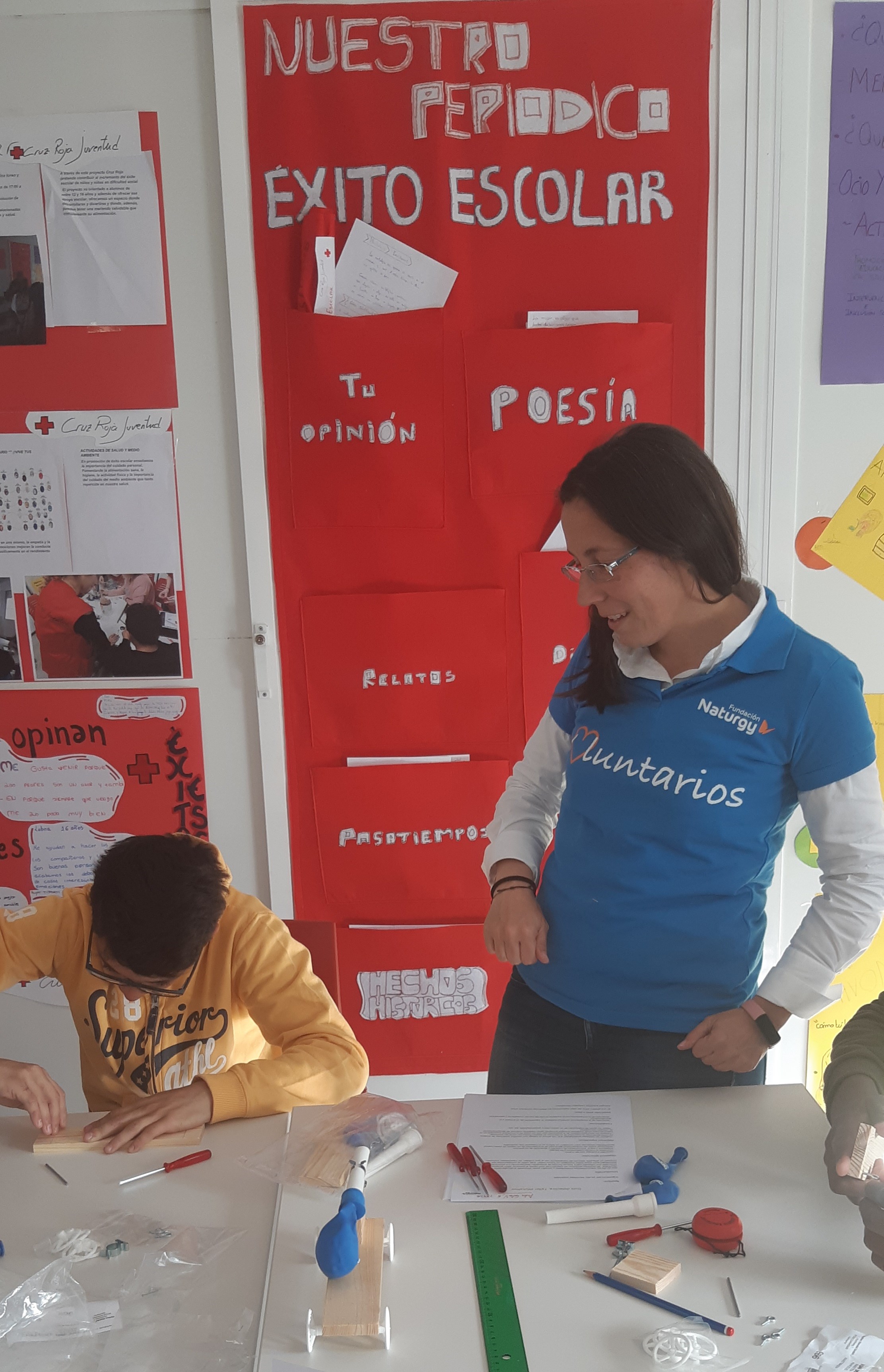 Voluntariado Cruz Roja Juventud y Fundación Naturgy