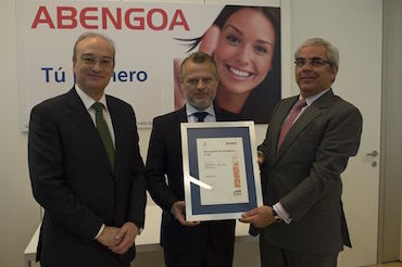 Abengoa recibe el Sello Excelencia Europea 500+ por su gestión en RRHH
