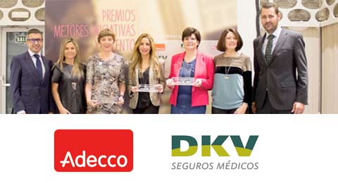 Adecco y DKV Seguros premian a las directoras de RRHH de Peugeot, RooMate Hotels y Skechers