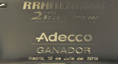 Adecco, ganador de la 2ª Edición del Premio Salud y Empresa RRHHDigital.com
