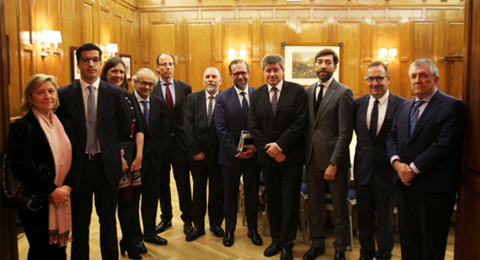 Recepción de Guy Ryder, Director General de OIT, con ADiReLab