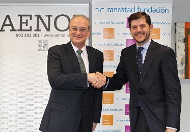 Fundación Randstad y AENOR con la inserción laboral de personas con discapacidad