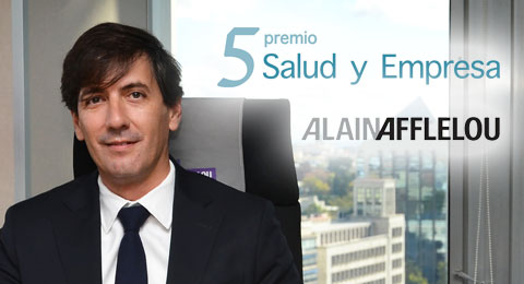 Jorge Calviño, Alain Afflelou, jurado del 5 Premio Salud y Empresa RRHH Digital
