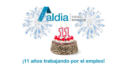 Aldia Trabajo Temporal cumple 11 años