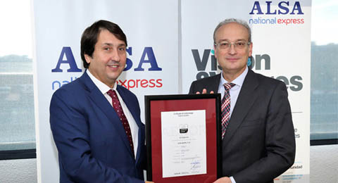 ALSA, certificada como Empresa Saludable por AENOR