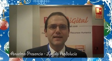 Felicitación navideña de Anselmo Presencio, director de RRHH de la Universidad Loyola Andalucía