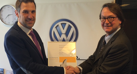 MC MUTUAL reconoce a Volkswagen-Audi