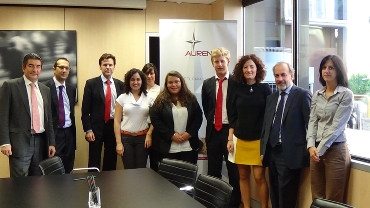 Tres universitarios madrileños, auditores por un día en Auren