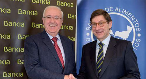 Visita del Presidente de Bankia al Banco de Alimentos