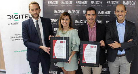 Bureau Veritas entrega a Madison la Certificación ISO 27001:2013