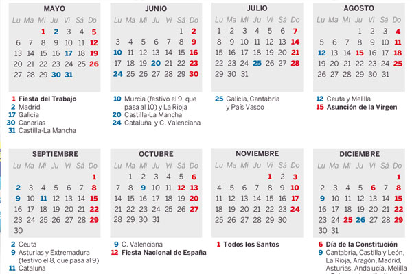 Calendario laboral