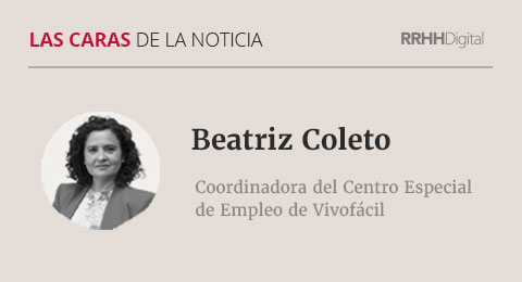 Beatriz Coleto, Coordinadora del Centro Especial de Empleo de Vivofácil