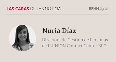 Nuria Díaz, directora de Gestión de Personas de ILUNION Contact Center BPO