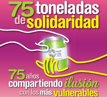 Los trabajadores de la ONCE y su Fundación, solidarios con las personas más vulnerables