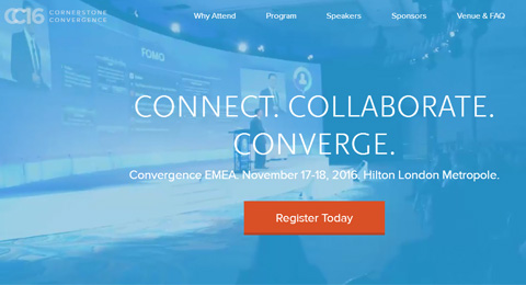 Cornerstone OnDemand anuncia los ponentes y la agenda para Cornerstone Convergence EMEA 2016