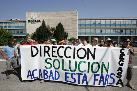 Estimado el ERE de 275 trabajadores de Cegasa