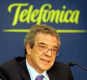 El presidente de Telefónica redujo un 8,5% su retribución en 2013