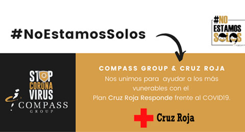 Compass Group España se suma a Cruz Roja Responde