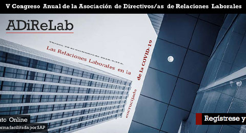 Este viernes se celebra el V Congreso Anual de la Asociación de Directivos/as de Relaciones Laborales