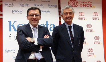 Fundación ONCE y Konecta con la inserción laboral de personas con discapacidad