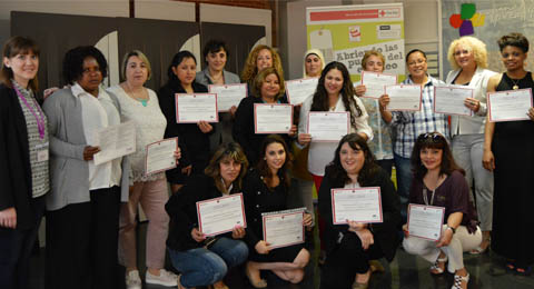 Cruz Roja de Madrid con la formación y el empleo de mujeres en dificultad social