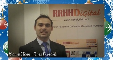 Felicitación navideña de Daniel Jaén, director de RRHH de Inés Rosales