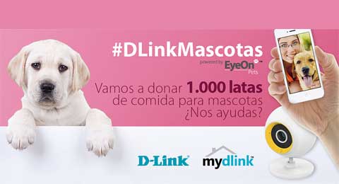 Campaña solidaria de D-Link para donar 1.000 latas de comida a una protectora de animales