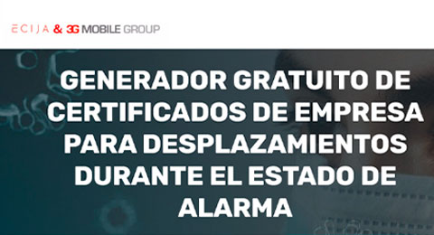 Así puedes certificar desplazamientos laborales de forma electrónica durante el estado de alarma