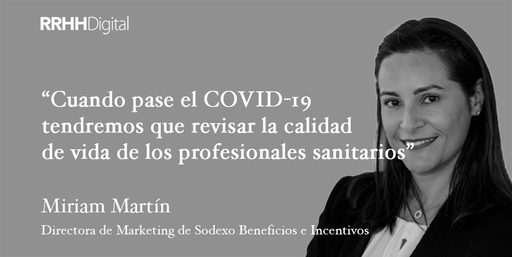 Cuando pase el COVID-19 tendremos que revisar la calidad de vida de los profesionales sanitarios